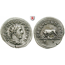 Römische Kaiserzeit, Philippus I., Antoninian 248, f.vz
