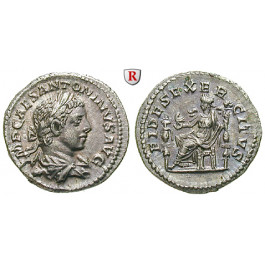 Römische Kaiserzeit, Elagabal, Denar 222, vz-st