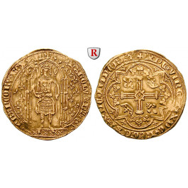 Frankreich, Charles V., Franc à pied o.J. (1365), ss+