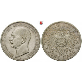 Deutsches Kaiserreich, Oldenburg, Friedrich August, 5 Mark 1900, A, ss, J. 95
