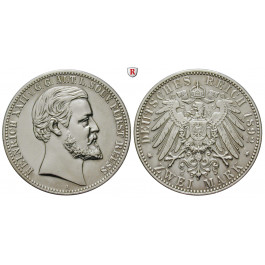Deutsches Kaiserreich, Reuss-Greiz, Heinrich XXII., 2 Mark 1892, A, ss-vz, J. 117