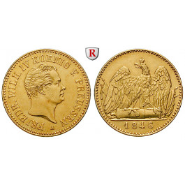 Brandenburg-Preussen, Königreich Preussen, Friedrich Wilhelm IV., Friedrichs d`or 1846, vz