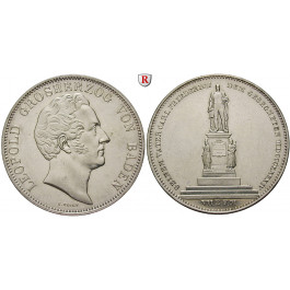 Baden, Grossherzogtum Baden, Karl Leopold Friedrich, Vereinsdoppeltaler 1844, ss-vz