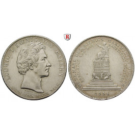 Bayern, Königreich, Ludwig I., Geschichtstaler 1835, ss-vz