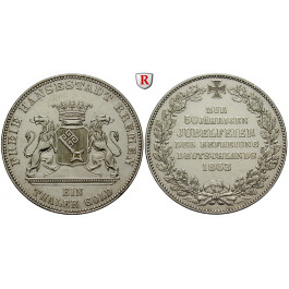 Bremen, Stadt, Taler 1863, f.vz