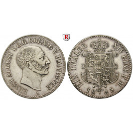 Braunschweig, Königreich Hannover, Ernst August, Taler 1845, f.vz