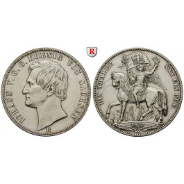 Sachsen, Königreich Sachsen, Johann, Siegestaler 1871, f.vz