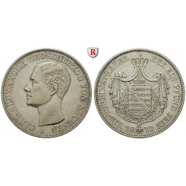 Sachsen, Sachsen-Weimar-Eisenach, Carl Alexander, Vereinstaler 1870, ss-vz