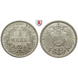 Deutsches Kaiserreich, 1 Mark 1899, F, st, J. 17
