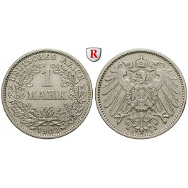 Deutsches Kaiserreich, 1 Mark 1903, E, ss-vz, J. 17