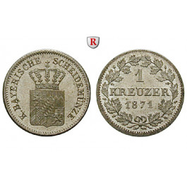 Bayern, Königreich, Ludwig II., Kreuzer 1871, st