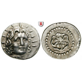 Karien - Inseln, Rhodos, Drachme 88-14v.Chr., ss-vz
