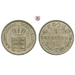 Württemberg, Herzogtum Württemberg (Kgr. ab 1806), Karl, Kreuzer 1871, st