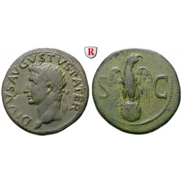 Römische Kaiserzeit, Augustus, As 34-37, ss-vz