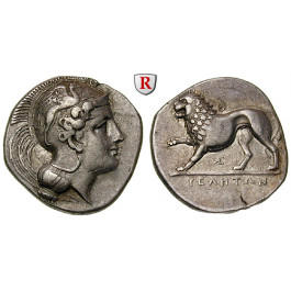 Italien-Lukanien, Velia, Didrachme 334-300 v.Chr., ss-vz