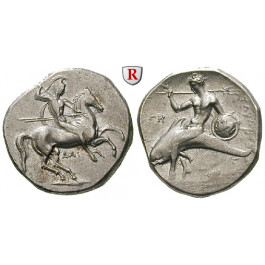 Italien-Kalabrien, Taras (Tarent), Didrachme 332-302 v.Chr., ss-vz