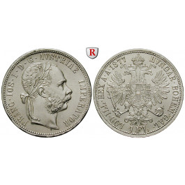 Österreich, Kaiserreich, Franz Joseph I., Gulden 1877, vz-st