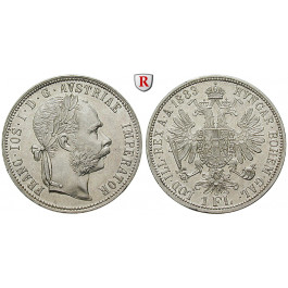 Österreich, Kaiserreich, Franz Joseph I., Gulden 1883, vz-st