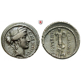 Römische Republik, C. Memmius, Denar, vz