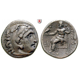 Makedonien, Königreich, Alexander III. der Grosse, Drachme 323-319 v.Chr., ss-vz