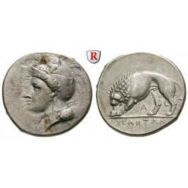 Italien-Lukanien, Velia, Didrachme 334-300 v.Chr., ss/vz