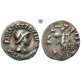 Baktrien und Indien, Königreich Baktrien, Menander, Drachme 155-130 v.Chr., ss-vz/ss