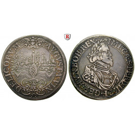 Augsburg, Reichsstadt, Reichstaler 1641, ss+/ss