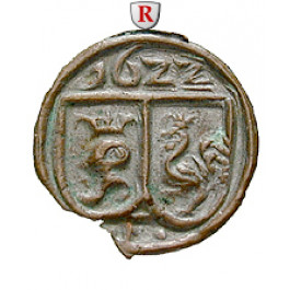 Brandenburg-Preussen, Kurfürstentum Brandenburg, Georg Wilhelm, Kipperpfennig 1622, ss-vz