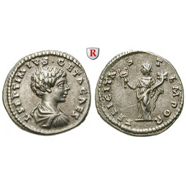 Römische Kaiserzeit, Geta, Caesar, Denar 198-200, f.vz