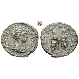 Römische Kaiserzeit, Plautilla, Frau des Caracalla, Denar 202, ss-vz