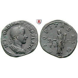 Römische Kaiserzeit, Gordianus III., Sesterz 240-241, ss-vz