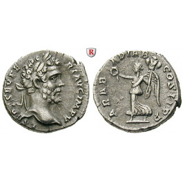 Römische Kaiserzeit, Septimius Severus, Denar 194-195, ss-vz
