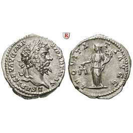 Römische Kaiserzeit, Septimius Severus, Denar 198-200, vz-st/vz