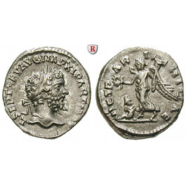 Römische Kaiserzeit, Septimius Severus, Denar 198-200, vz