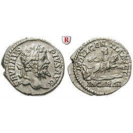 Römische Kaiserzeit, Septimius Severus, Denar, vz