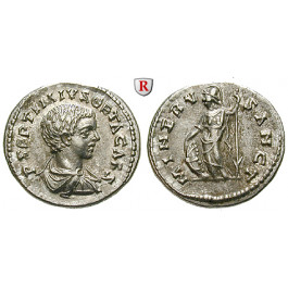 Römische Kaiserzeit, Geta, Caesar, Denar 203, vz-st/vz