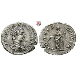 Römische Kaiserzeit, Geta, Caesar, Denar 203-208, vz