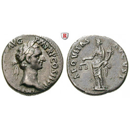 Römische Kaiserzeit, Nerva, Denar 96, ss-vz