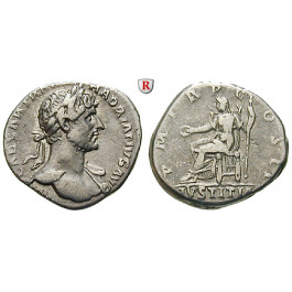 Römische Kaiserzeit, Hadrianus, Denar 118, ss+/ss