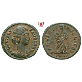 Römische Kaiserzeit, Fausta, Frau Constantinus I., Follis 324-325, f.vz