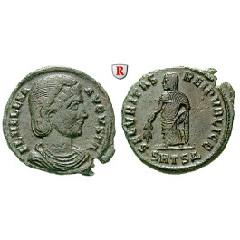 Römische Kaiserzeit, Helena, Mutter Constantinus I., Follis 326-328, vz