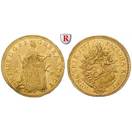 Römisch Deutsches Reich, Maria Theresia, Dukat 1765, ss-vz/vz