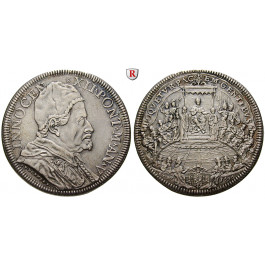 Vatikan, Innozenz XII., Piastra 1696 (A VI), ss-vz