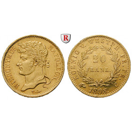 Westfalen, Königreich, Hieronymus Napoleon, 20 Franken 1808, vz