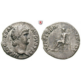 Römische Kaiserzeit, Nero, Denar 64-65, ss-vz