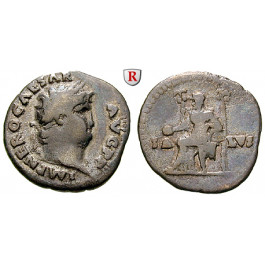 Römische Kaiserzeit, Nero, Denar 66-67, ss