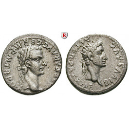Römische Kaiserzeit, Caligula, Denar 37, ss-vz