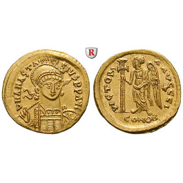 Byzanz, Anastasius I., Solidus 492-507, vz