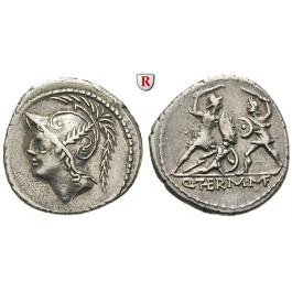 Römische Republik, Q. Minucius Thermus, Denar 103 v.Chr., ss-vz