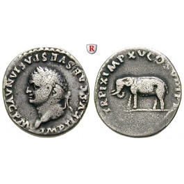 Römische Kaiserzeit, Titus, Denar 80, ss